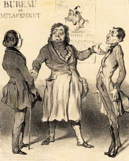   ROBERT MACAIRE 38 REPLACEMENT OFFICE DEALER SATIRE Daumier 1840  