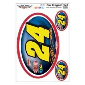  Jeff Gordon NASCAR 12 Car Magnet