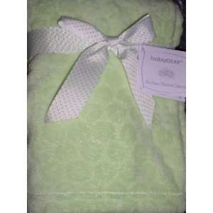  Baby Boutique Collection Ultra Soft Baby Blanket Light Green Baby