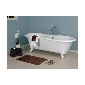Bella Casa 67 Inch Double Ended Tub with Rim Drillings BC67DE7B