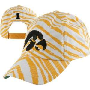  Iowa Hawkeyes Gold Zubaz Smash Adjustable Hat Sports 
