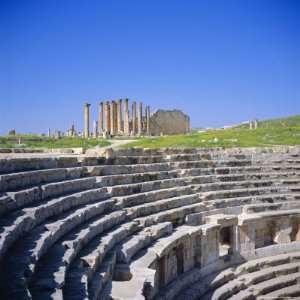  Temple of Artemis and North Theatre, Jordan, Middle East 