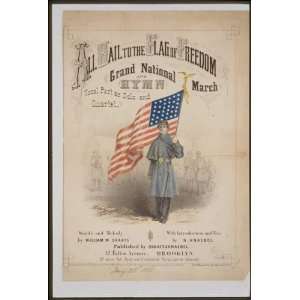 All hail to the flag of freedom / Ferd. Mayer & Co. Lith.,N.Y.