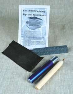 Knap Pack for Flintknapping make arrowheads and blades  