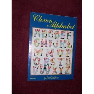  Clown Alphabet Counted Cross Stitch Chart 