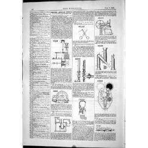 1889 Engineering American Patents Ames Grabau Jaques Gifford Rann 