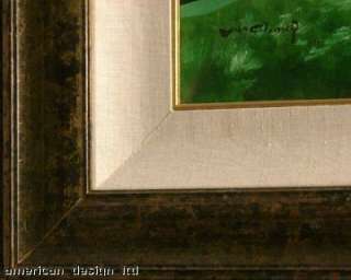 Joan Colomer Untitled Landscape Hand Signed Original Oil Painting on 