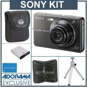  Sony Cyber shot DSC W300 Point & Shoot Digital Camera Kit 