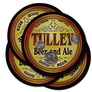  TULLEY Family Name Beer & Ale Coasters 