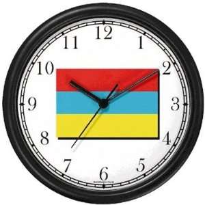  Flag of Armenia   Armenian Theme Wall Clock by WatchBuddy 