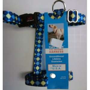  Tuff Lock Dog Harness 1 Argyle Blue