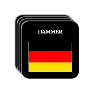  Germany   HAMMER Set of 4 Mini Mousepad Coasters 
