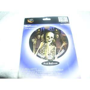  Halloween Foil Ballon   Ghoulish Laughing Skeletons 