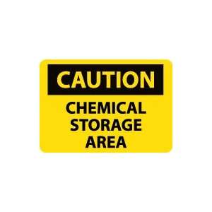  OSHA CAUTION Chemical Storage Area Safety Sign