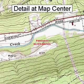  USGS Topographic Quadrangle Map   Palmerton, Pennsylvania 