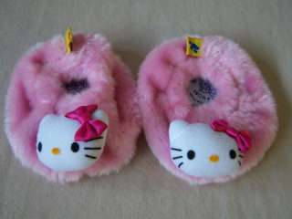 Adorable Build A Bear Pink Hello Kitty Slippers Plush  
