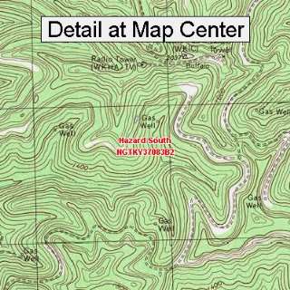  USGS Topographic Quadrangle Map   Hazard South, Kentucky 