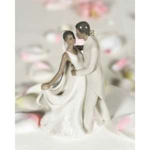  African American Bride and Groom Cake Topper