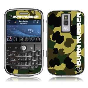   BlackBerry Bold  9000  Burn Rubber  Green Camo Skin Electronics