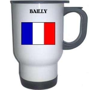  France   BAILLY White Stainless Steel Mug Everything 