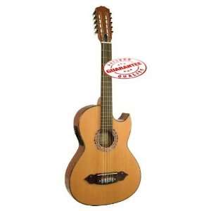    LUCIDA THIN BODY ACOUSTIC ELECTRIC BAJO QUINTO Musical Instruments