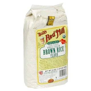 Bobs Red Mill Organic Brown Rice Flour, 24 Ounce Packages (Pack of 4)