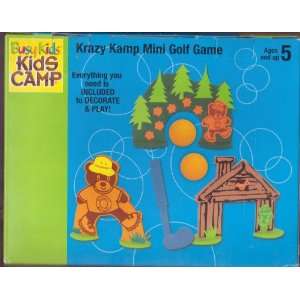  Busy Kids Camp Krazy Kamp Min Golf Game 30 pc foam Arts 