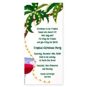  Holiday Tropics Invitations