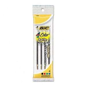  Refills for BIC® 4 Color Retractable Ballpoint Pen REFILL 