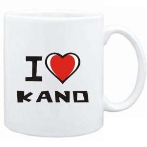  Mug White I love Kano  Cities