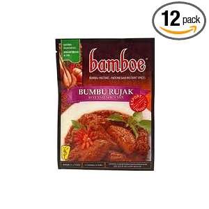 Bamboe Bumbu Rudjak Red and Spicy Mix, 1.7 Ounce (Pack of 12)