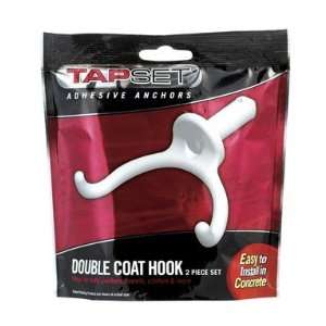  2PK Double Coat Hook