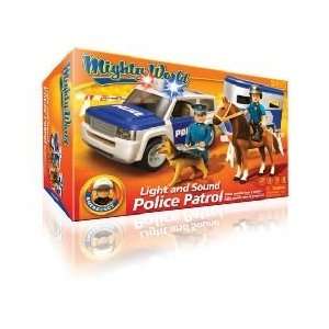  Light And Sound Police Patrol With Horse Mighty World Toy 