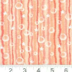   Pals Bubble Stripe Peach Fabric By The Yard Arts, Crafts & Sewing