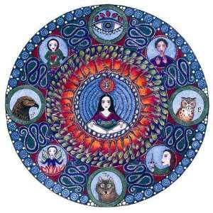 Zodiac Sign Scorpio Mandala Print by Renowned Aussie Artist, Lindy 