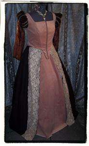 Truffles Elizabethan Tudor Blue Dress Renaissance costume Gown B 42 
