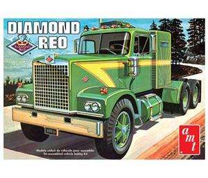 FOUR AMT 719 DIAMOND REO TRUCK MODEL KIT 1/25 Scale Big Rig IN 