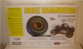 Lindberg Model Kit MONSTER TRUCK DODGE RAMMUNITION  