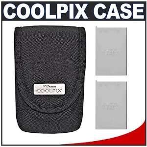 Nikon Coolpix 5879 Camera Case with 2 EN EL5 Batteries Kit for P3, P4 