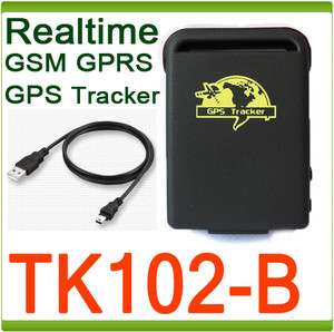 New Quad band Mini Personal GPS Tracker TK102 B with Memory Listen in 