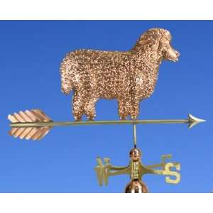  COPPER SHEEP WEATHERVANE W/BRASS DIRECTIONALS 