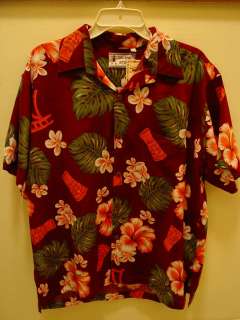 Mens Hawaiian Tropical Island Shirts  