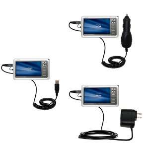 Car and Wall Charger Deluxe Kit for the Cowon iAudio A2 Portable Media 