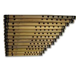  Buy Bansuri Bamboo Flute Online, Set of 14 Musical 