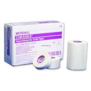  Kendall CURASILK Hypoallergenic Cloth Tape   Sku KND7138 