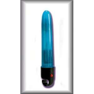   Inch Waterproof Vibrating Massager With EZ Push Button Control   Blue