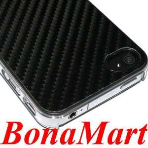 High Quality Slim Thin Carbon Fiber Hard Back Case Cover for iPHONE 4G 