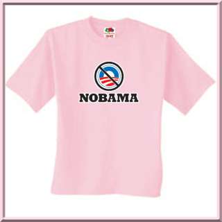 NOBAMA Anti Obama Republican Tea Party Shirt S 3X,4X,5X  