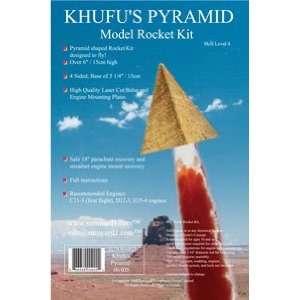  Khufus Pyramid Model Rocket Kit Toys & Games