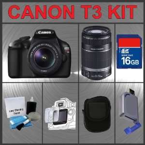  12.2MP Digital Camera with EF S 18 55mm IS II Lens + Canon EF S 55 